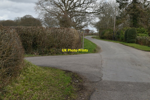 Photo 6"x4" Mountfield Lane Oxley's Green c2021
