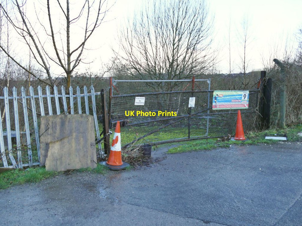 Photo 6"x4" Entrance to former Airedale Mills site Horsforth c2022