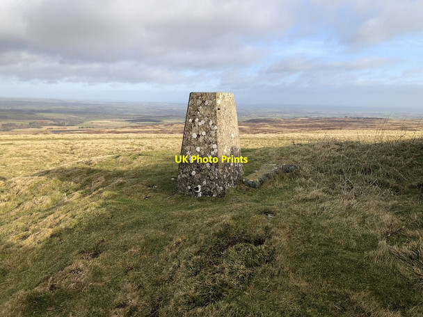 Photo 6"x4" How Tallon Trig Point Scargill c2022