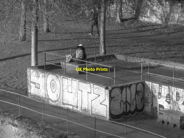 Photo 6"x4" Platform beside the Water of Leith Leith\/NT2776 c2022