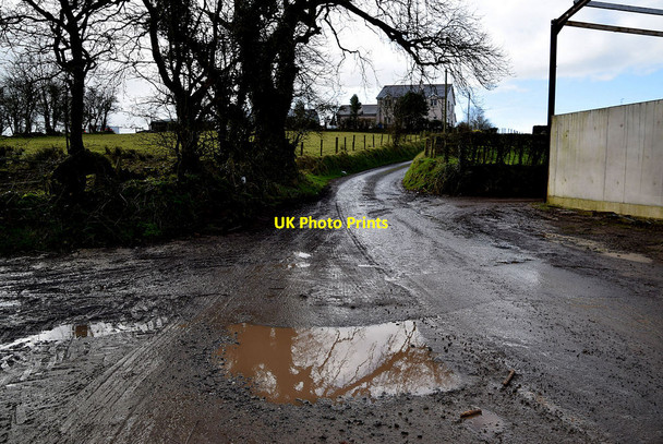 Photo 6"x4" Muddy along Shinnagh Road Milltown\/H5775 c2022