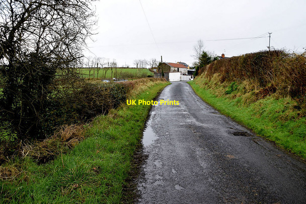 Photo 6"x4" Wet along Tullyneil Road Sixmilecross c2022