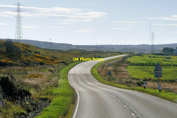 Photo 6"x4" Southbound A9 near  Achavanich Hill of Rangag c2021