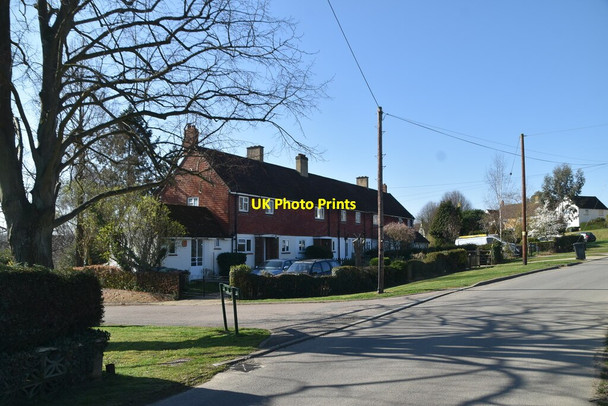 Photo 6"x4" Row of houses, Dixter Lane Northiam c2021