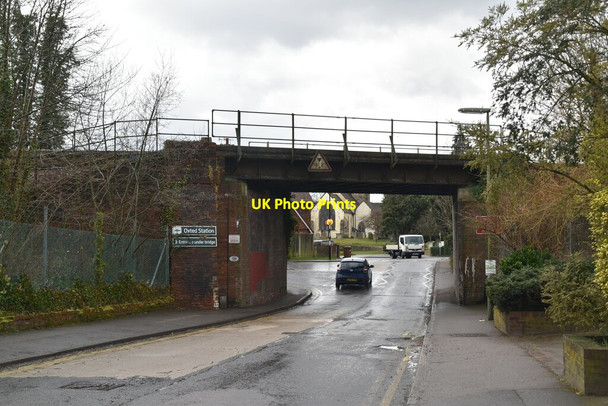 Photo 6"x4" Railway Bridge, Bluehouse Lane Limpsfield c2021