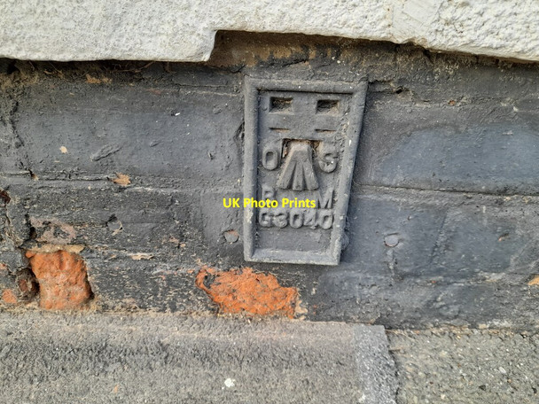 Photo 6"x4" Ordnance Survey Flush Bracket (G3040) Ellesmere\/SJ3934 c2022