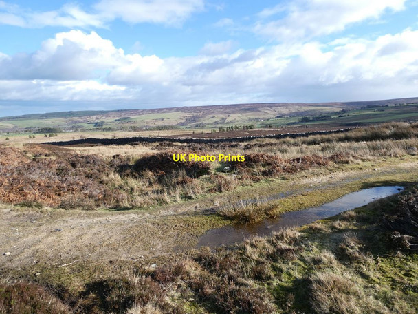 Photo 6"x4" View over the valley of the upper Devil's Water Rawgreen c2022