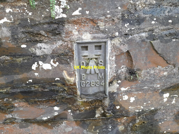 Photo 6"x4" Ordnance Survey Flush Bracket (G2834) Grizebeck c2022