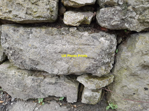 Photo 6"x4" Ordnance Survey Cut Mark Grange-Over-Sands c2022