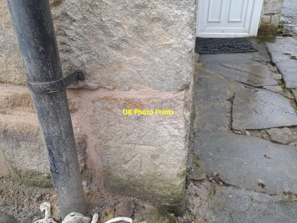 Photo 6"x4" Ordnance Survey Cut Mark Hoghton c2022