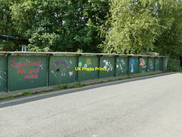 Photo 6"x4" Eco-graffiti on Walton Well Road bridge Oxford\/SP5106 c2021