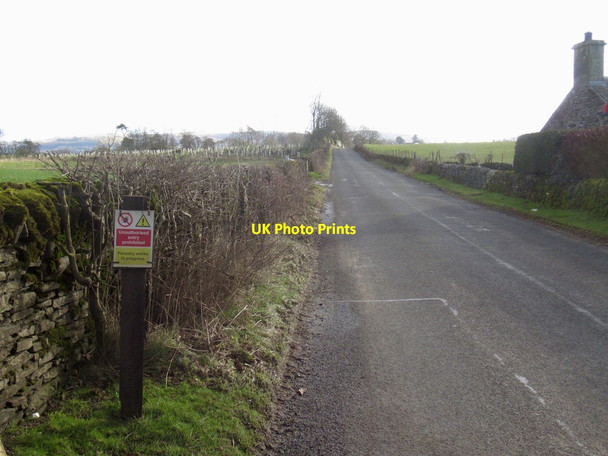Photo 6"x4" Another inappropriate forestry sign, B8062 Auchterarder c2022