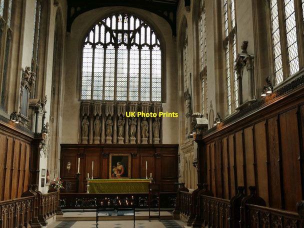 Photo 6"x4" St Mary the Virgin, Oxford: chancel and east window Oxford\/SP5106 c2021