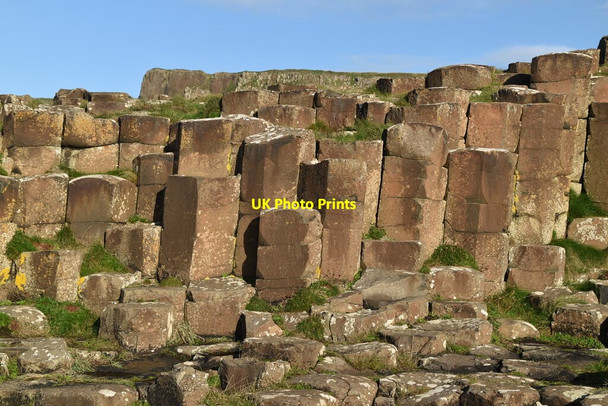 Photo 6"x4" Basalt columns Portballintrae c2021