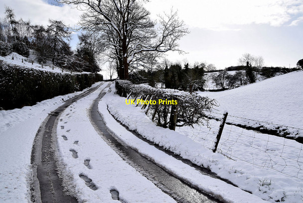 Photo 6"x4" Bend along Shanley Road Omagh c2022