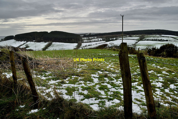 Photo 6"x4" Light snow, Tycanny Garvaghy c2022