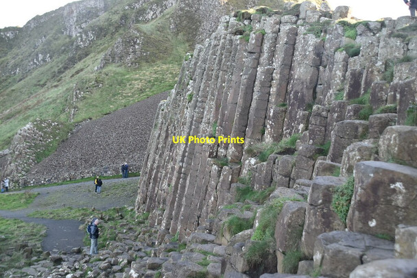 Photo 6"x4" Basalt columns, Giant's Gate Portballintrae c2021 P1