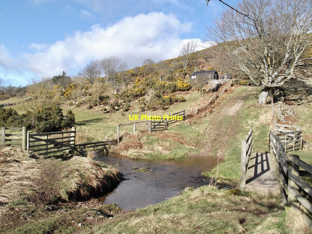 Photo 6"x4" Footbridge and ford Middleton Hall\/NT9825 c2022