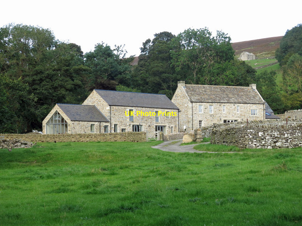 Photo 6"x4" High Shittlehope Burn Farm and Barn Stanhope\/NY9939 c2020