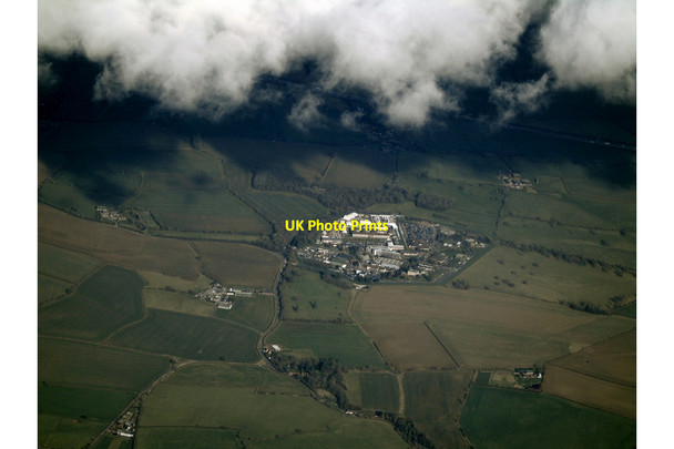 Photo 6"x4" Hanslope park from the air Hanslope c2022