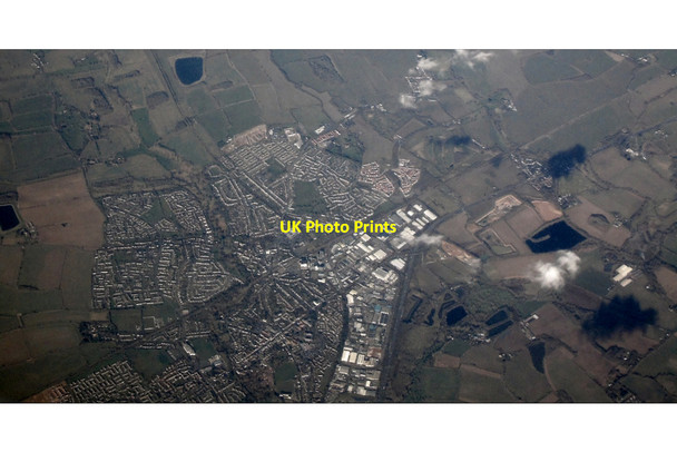 Photo 6"x4" Witham from the air Witham c2022