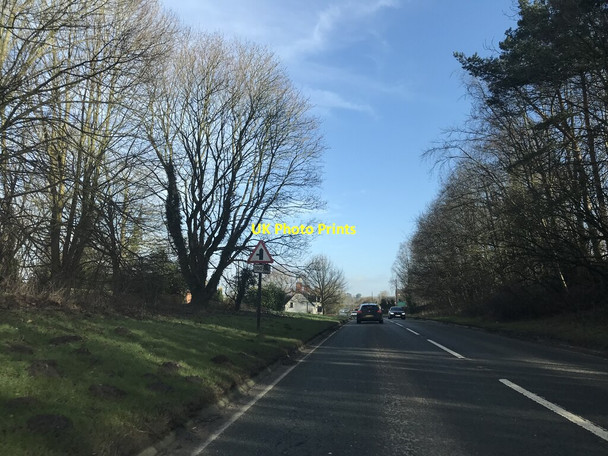 Photo 6"x4" Junction signage - A515 Ashbourne\/SK1846 c2022