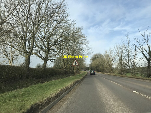 Photo 6"x4" Junction signage on A52 Swinscoe c2022