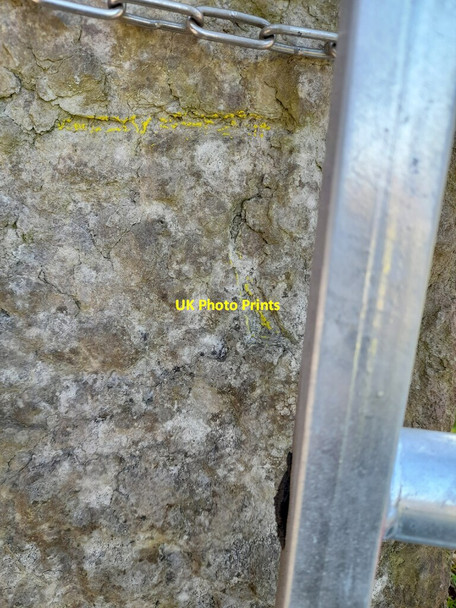Photo 6"x4" Ordnance Survey Cut Mark Gleaston c2022 P1