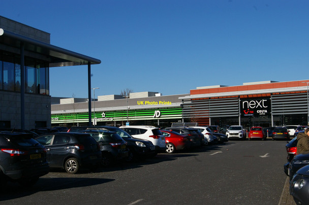 Photo 6"x4" Rushden Lakes retail area Rushden\/SP9566 c2022