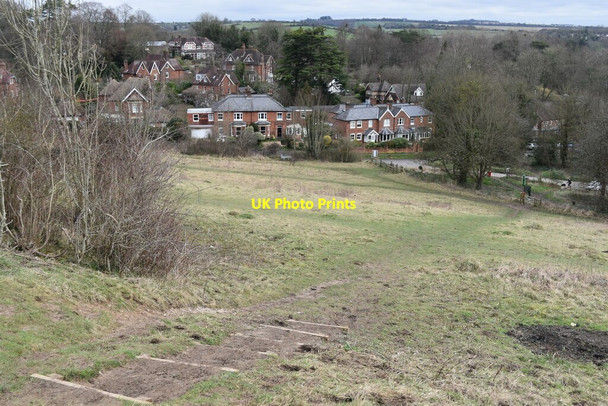 Photo 6"x4" Steps in path on Shawford Down Shawford\/SU4624 c2022