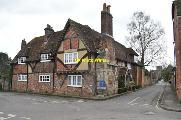 Photo 6"x4" Timber-framed house at St Cross Winchester c2022