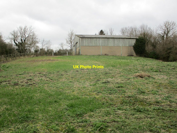 Photo 6"x4" Grass field and farm building, Seagrave Seagrave c2022