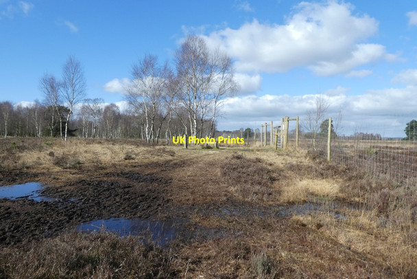 Photo 6"x4" Perimeter fence and exit Strensall c2022