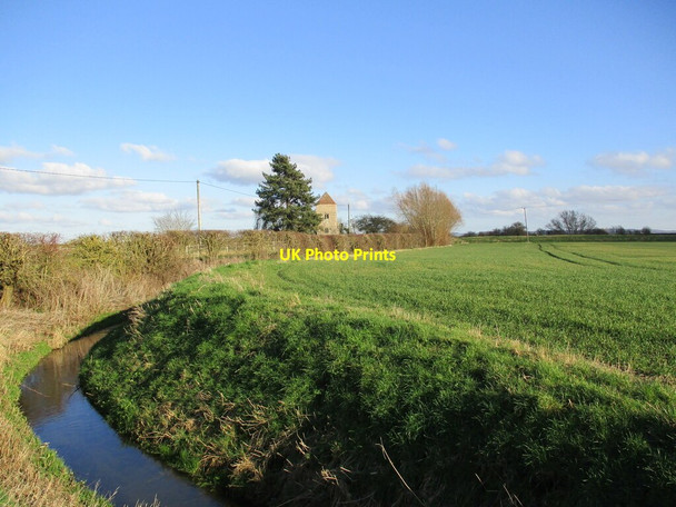 Photo 6"x4" Drain and All Saints' church, Stapleford Stapleford\/SK8857 c2022