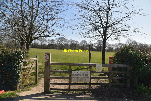 Photo 6"x4" Sandhurst Playing Fields Linkhill c2021