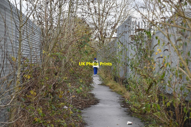 Photo 6"x4" Footpath, Debden Loughton\/TQ4396 c2021