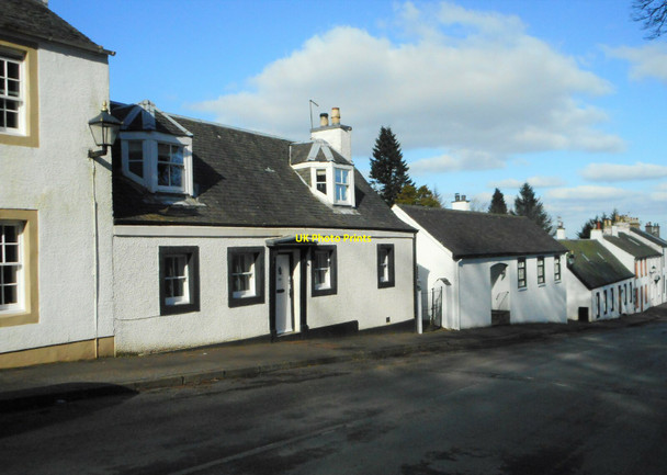 Photo 6"x4" Cottages on Polnoon Street Eaglesham c2022