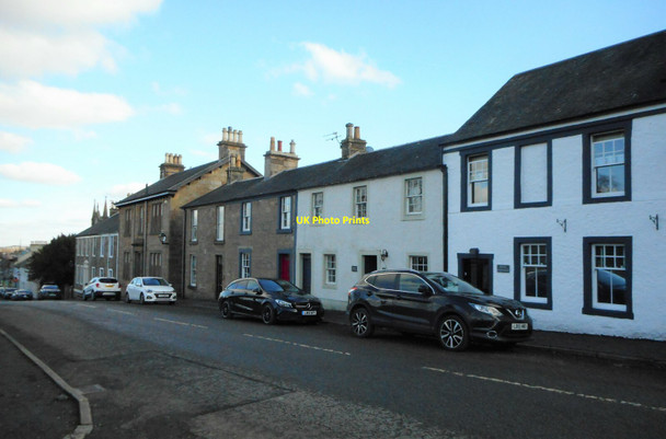 Photo 6"x4" Houses on Montgomery Street Eaglesham c2022