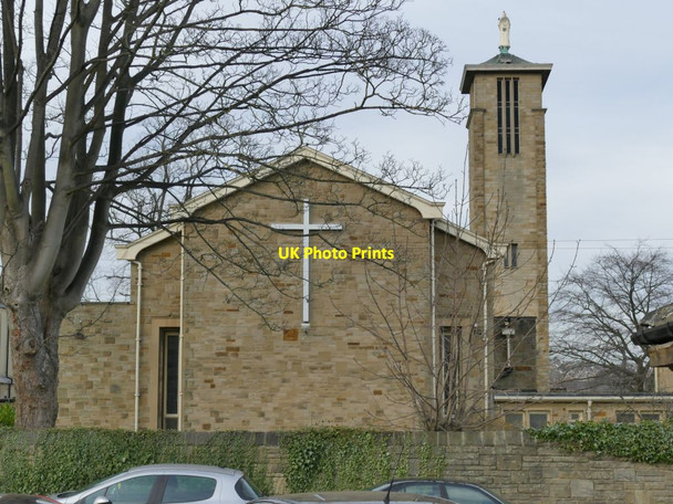 Photo 6"x4" Church of St Mary and St Walburga, Shipley (rear) Shipley\/SE1437 c2022