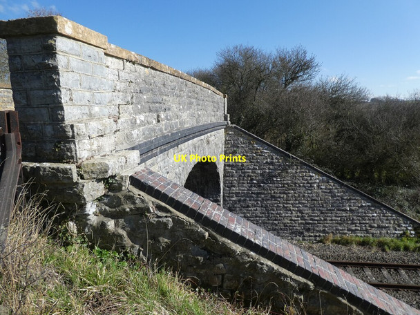 Photo 6"x4" Railway overbridge, near North Barrow North Barrow c2022