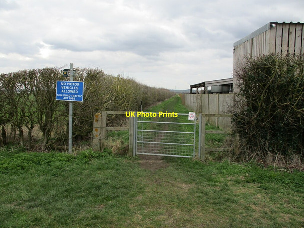 Photo 6"x4" Bridleway to Marston Foston\/SK8542 c2022