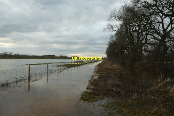 Photo 6"x4" Flooding on the ings York\/SE5951 c2022