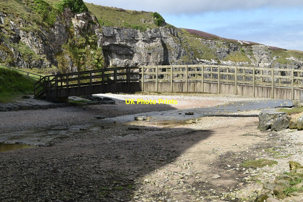 Photo 6"x4" Footbridge over Allt Smoo Durness c2021