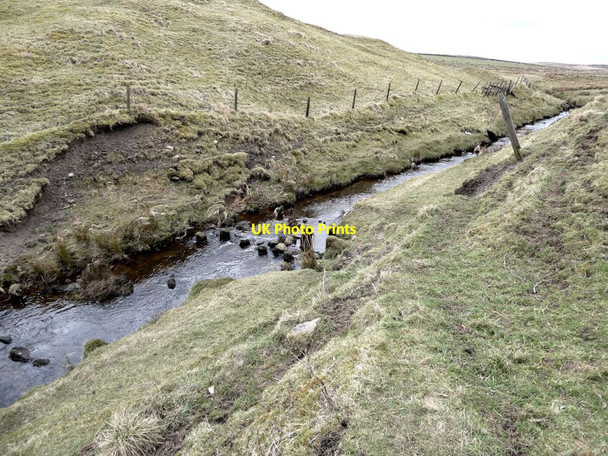 Photo 6"x4" Stepping stones over Hareshaw Burn Bellingham\/NY8383 c2022