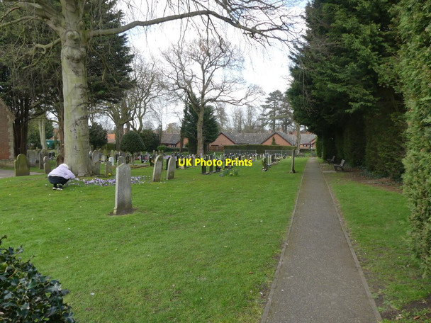 Photo 6"x4" North Walsham Cemetery from near entrance North Walsham c2022