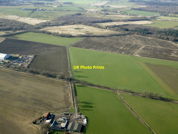 Photo 6"x4" Middleton Farm from the air Ferguslie Park c2022