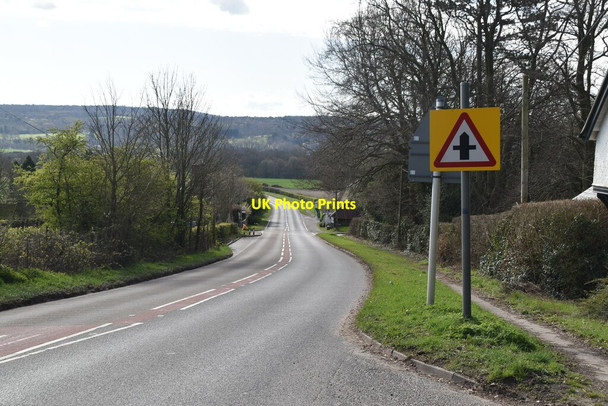 Photo 6"x4" Westerham Hill Force Green c2021