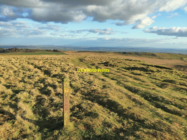 Photo 6"x4" Shropshire Way on Titterstone Clee Hill Dhustone c2022