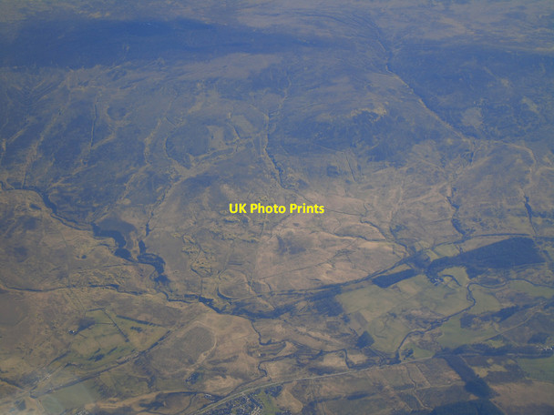 Photo 6"x4" The River Ayr at Muirkirk from the air Smallburn\/NS6826 c2022