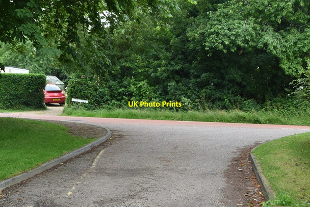 Photo 6"x4" Track reaches High St Knapwell c2021